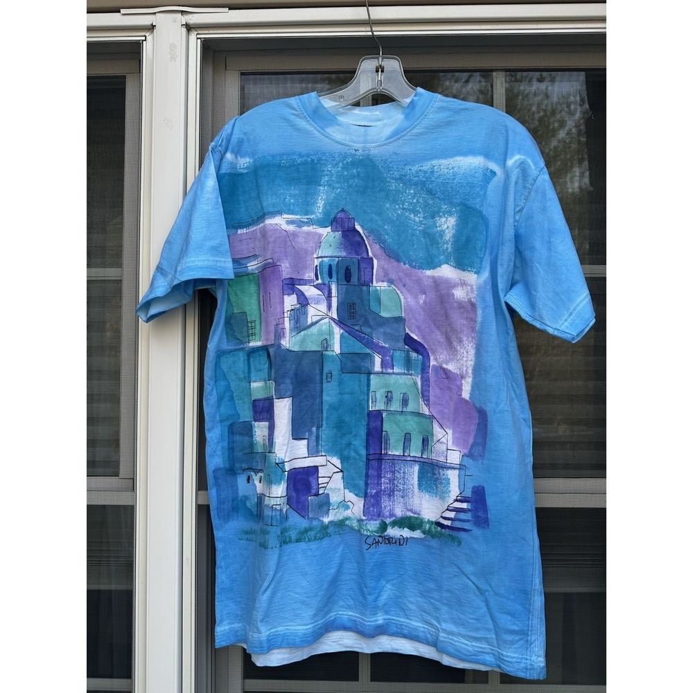 Malu Tie Dye Santorini T-shirt Size Large